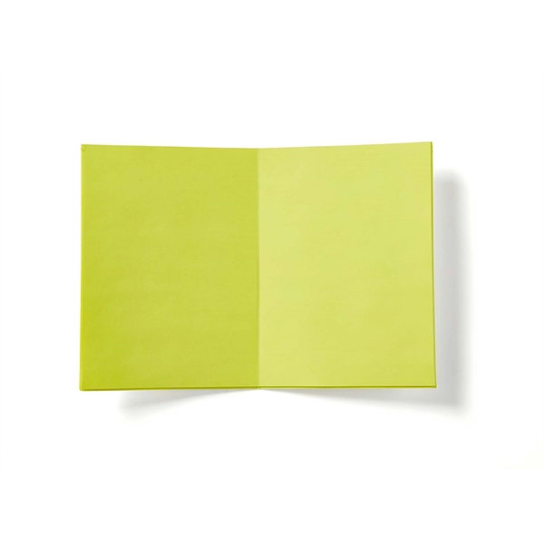 5" x 7" journal with blank neon colored pages and hexagon... from ASI 63549 Jornik Manufacturing Corp