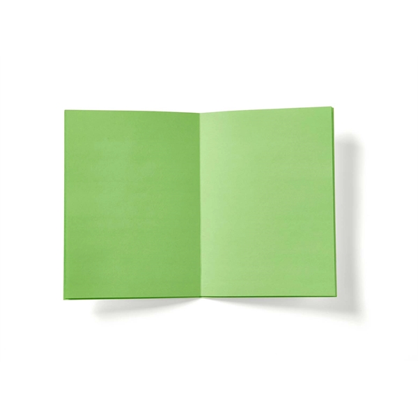5" x 7" journal with blank neon colored pages and hexagon... from ASI 63549 Jornik Manufacturing Corp