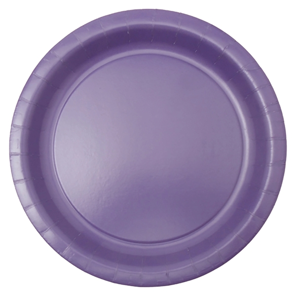 9" round Colorware paper plate.... from ASI 91880 Tranter Graphics Inc