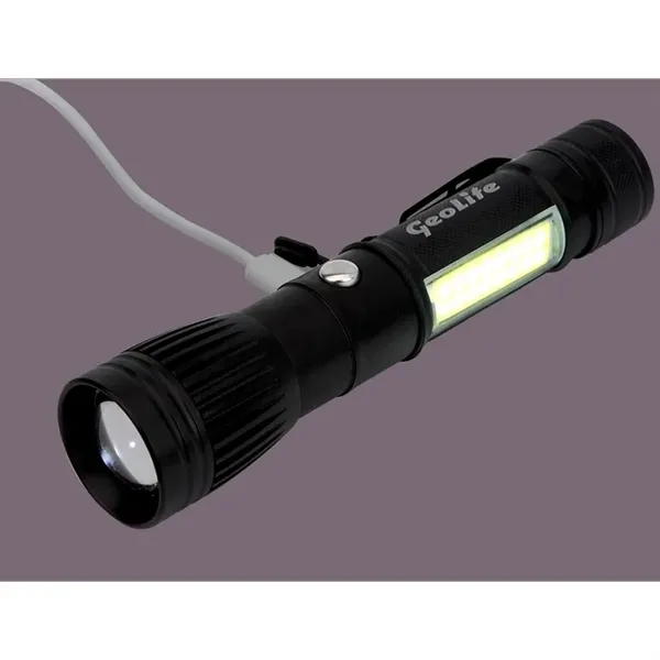 Channel LED / COB Rechargeable Flashlight... from ASI 89320 Starline USA Inc