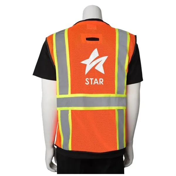 Two-Tone 11 Pocket Tech-Ready Mesh Surveyors Vest... from ASI 89320 Starline USA Inc