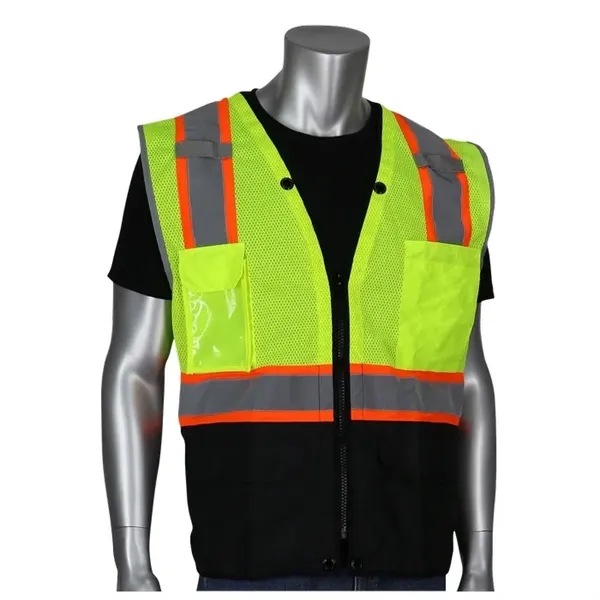 Two-Tone 11 Pocket Tech-Ready Mesh Surveyors Vest... from ASI 89320 Starline USA Inc