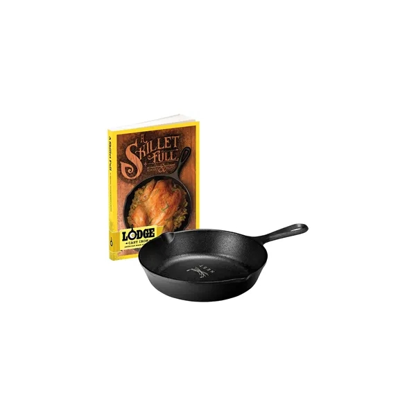 Lodge® 8" Cast Iron/Skillet Full Cookbook Gift Set... from ASI 89320 Starline USA Inc