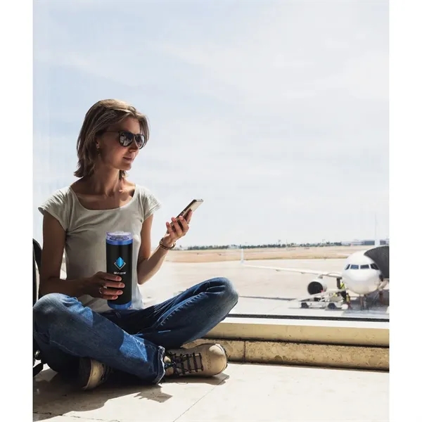 16oz Urban Peak® Keystone Metallic Vacuum Tumbler... from ASI 89320 Starline USA Inc