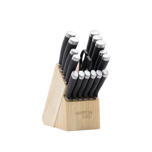 Hampton Forge® Epicure 17 Piece Cutlery Block Set... from ASI 89320 Starline USA Inc