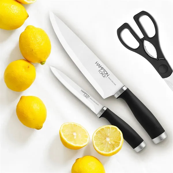 Hampton Forge® Epicure 17 Piece Cutlery Block Set... from ASI 89320 Starline USA Inc