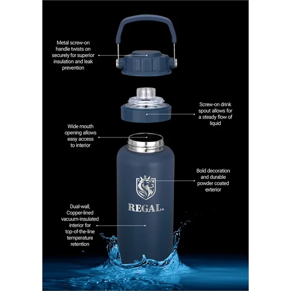 Urban Peak® 34oz Dual Top Water Bottle... from ASI 89320 Starline USA Inc