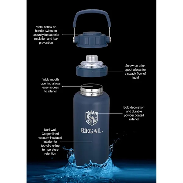 Urban Peak® 34oz Dual Top Water Bottle... from ASI 89320 Starline USA Inc