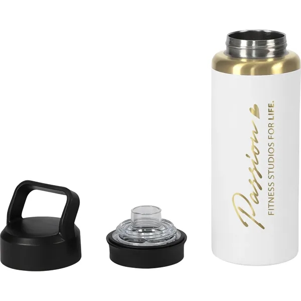 28oz Urban Peak® Dual Top Gold Water Bottle... from ASI 89320 Starline USA Inc