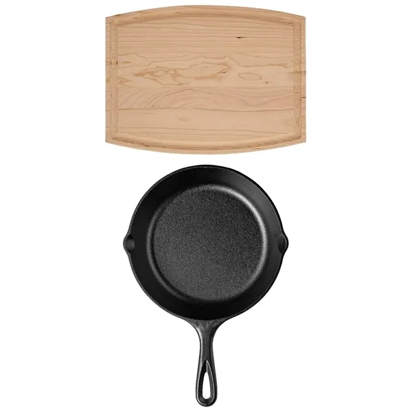 Lodge® 8" Skillet/12" Arch Cutting Board Gift Set... from ASI 89320 Starline USA Inc