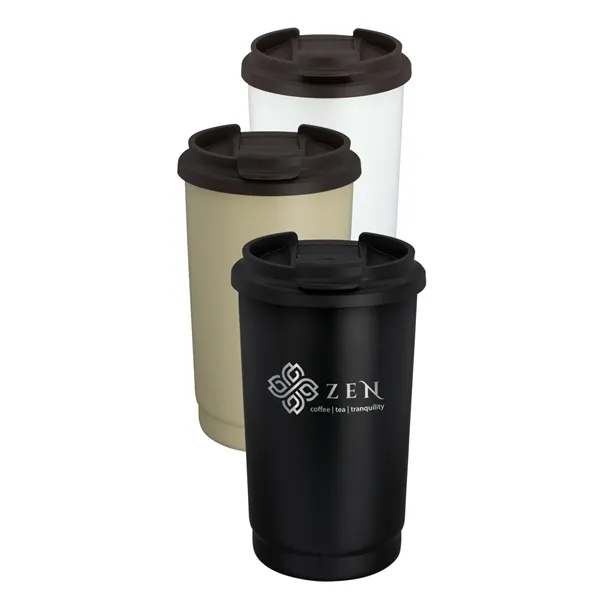 EarthTrendz™ 14oz Recycled Stainless Steel Tumbler... from ASI 89320 Starline USA Inc