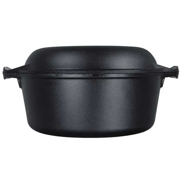 Lodge® 5 Qt Cast Iron Double Dutch Oven... from ASI 89320 Starline USA Inc
