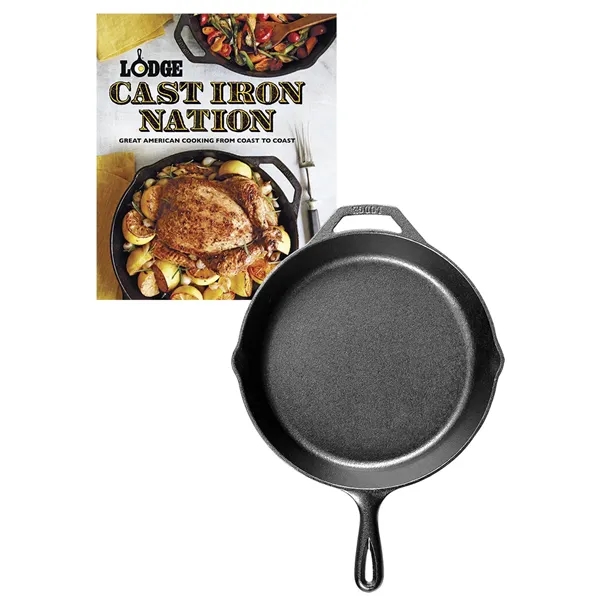 Lodge® 10.25" Cast Iron / Nation Cookbook Gift Set... from ASI 89320 Starline USA Inc