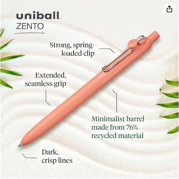 uni-ball® Zento Gel Retractable Pen Boho... from ASI 89320 Starline USA Inc