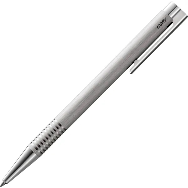 Logo Brushed Stainless Steel Ballpoint Pen... from ASI 89320 Starline USA Inc