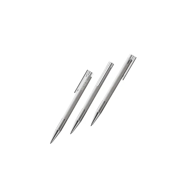 Logo Brushed Stainless Steel Ballpoint Pen... from ASI 89320 Starline USA Inc