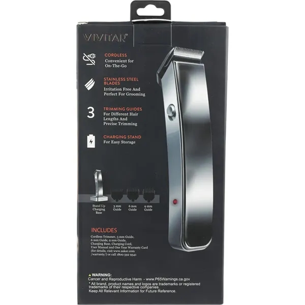 Vivitar® Rechargeable Cordless Hair Trimmer... from ASI 89320 Starline USA Inc
