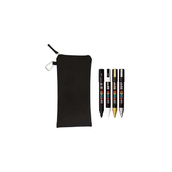 POSCA 4 Piece Metallic Marker Set with Bag... from ASI 89320 Starline USA Inc
