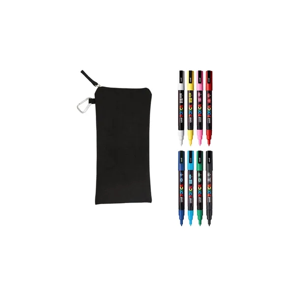 POSCA 8 Piece Basic Marker Set with Bag - Fine... from ASI 89320 Starline USA Inc