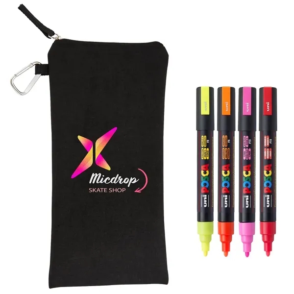 POSCA 4 Piece Neon Marker Set with Bag... from ASI 89320 Starline USA Inc