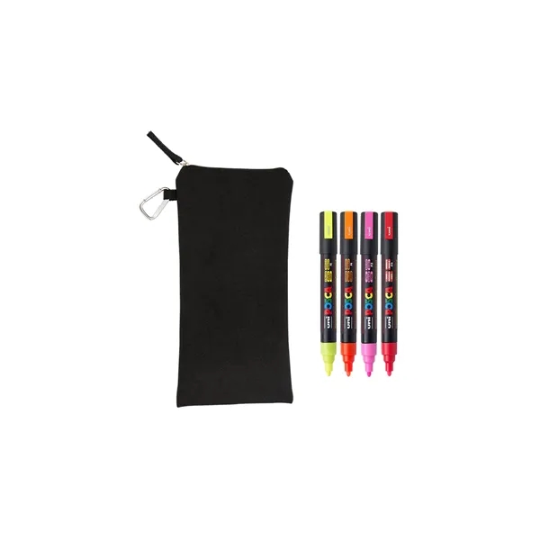 POSCA 4 Piece Neon Marker Set with Bag... from ASI 89320 Starline USA Inc
