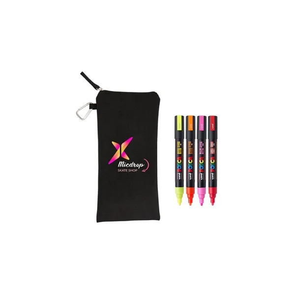 POSCA 4 Piece Neon Marker Set with Bag... from ASI 89320 Starline USA Inc