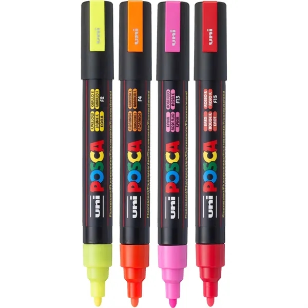 POSCA 4 Piece Neon Marker Set with Bag... from ASI 89320 Starline USA Inc