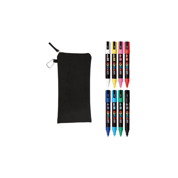 POSCA 8 Piece Basic Marker Set with Bag - Medium... from ASI 89320 Starline USA Inc