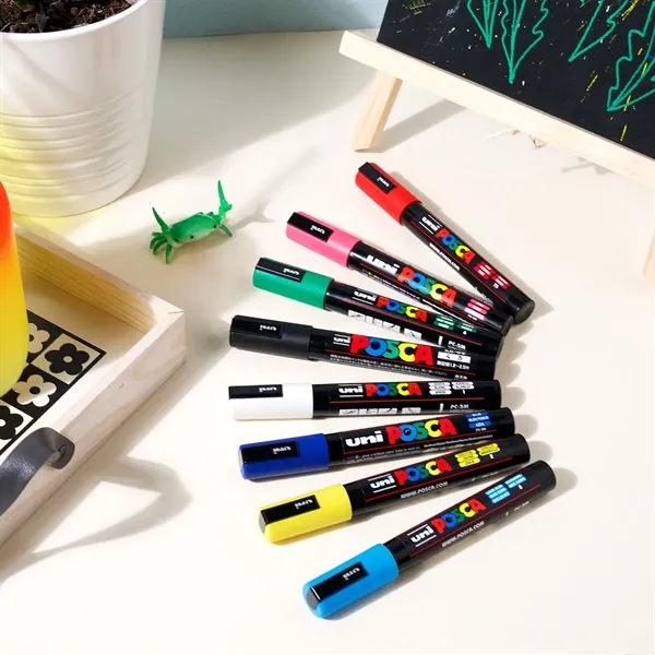 POSCA 8 Piece Basic Marker Set with Bag - Medium... from ASI 89320 Starline USA Inc