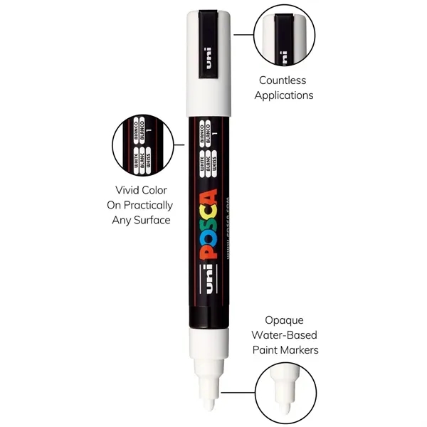 POSCA 8 Piece Basic Marker Set with Bag - Medium... from ASI 89320 Starline USA Inc