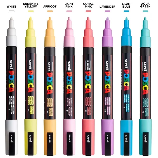 POSCA 8 Piece Soft Marker Set with Bag - Fine... from ASI 89320 Starline USA Inc
