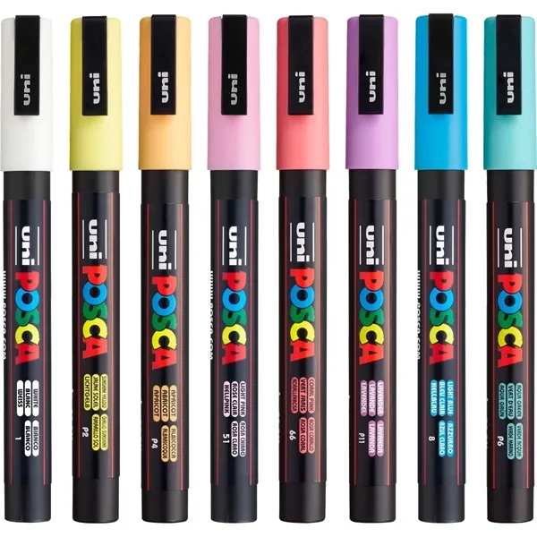 POSCA 8 Piece Soft Marker Set with Bag - Fine... from ASI 89320 Starline USA Inc