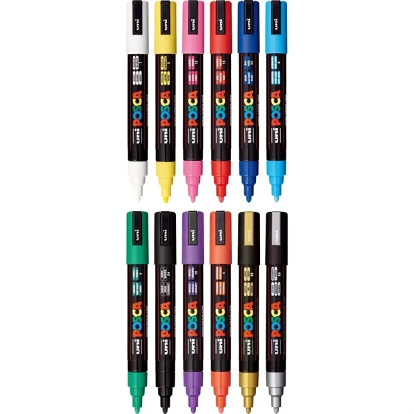 POSCA 12 Piece Basic Marker Set with Bag... from ASI 89320 Starline USA Inc