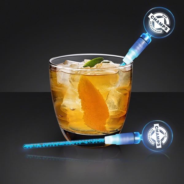 Blank or Imprinted. Deluxe Dual LED Cocktail Stirrer illuminates both the... from ASI 34194 ALightPromos / Alight Promotional Products