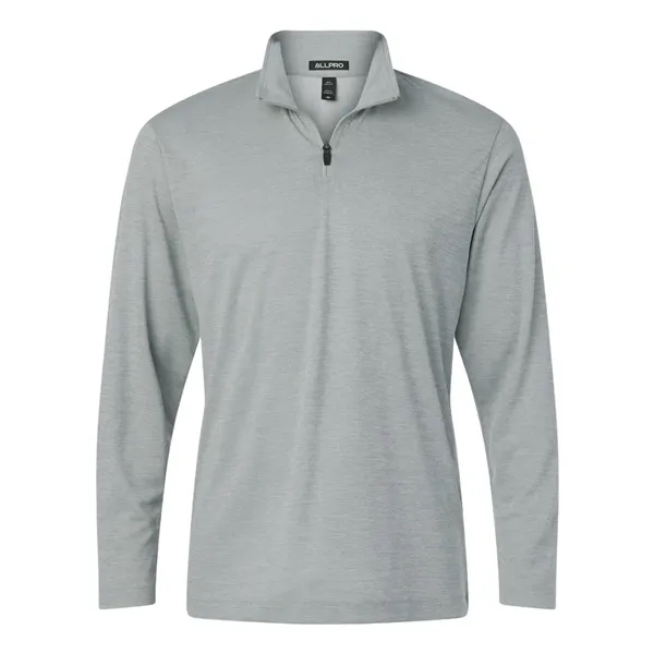 AllPro Performance Melange Quarter-Zip Pullover... from ASI 84358 S&S Activewear