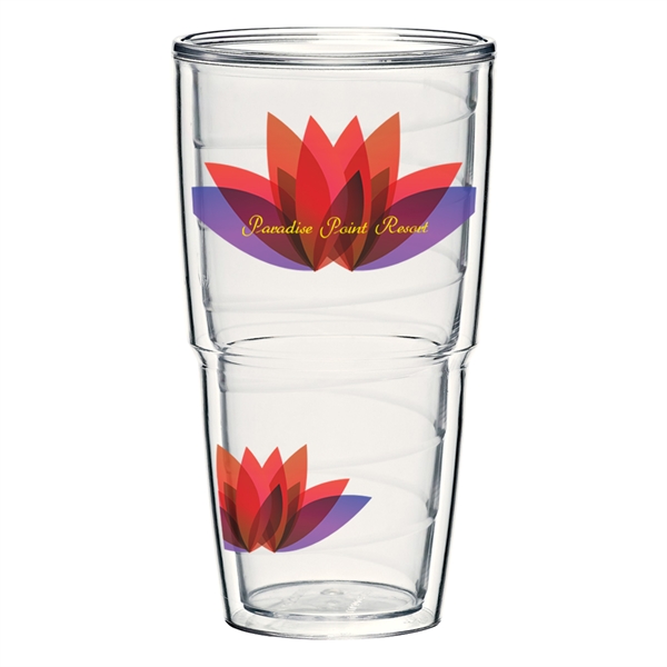 24 Oz. ThermoServ Travel Tumbler. New Low Price!.  AS Material.... from ASI 61125 Hit Promotional Products / Hit®