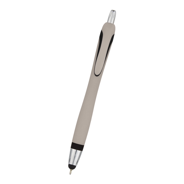 Ava Sleek Write Pen with Stylus.  Plunger Action. Push Down... from ASI 61125 Hit Promotional Products
