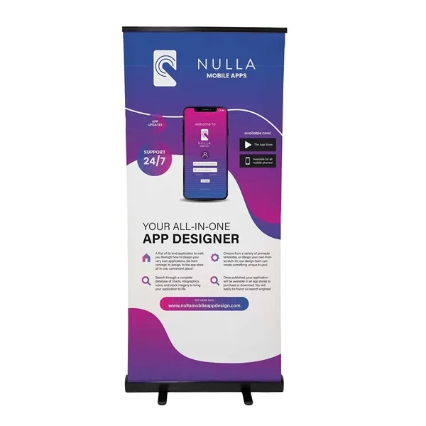 Economy Retractor reimagined - durable PVC base makes it the smart... from ASI 87188 Showdown Displays