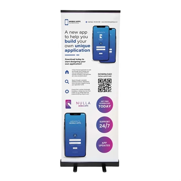 Economy Retractor reimagined - durable PVC base makes it the smart... from ASI 87188 Showdown Displays