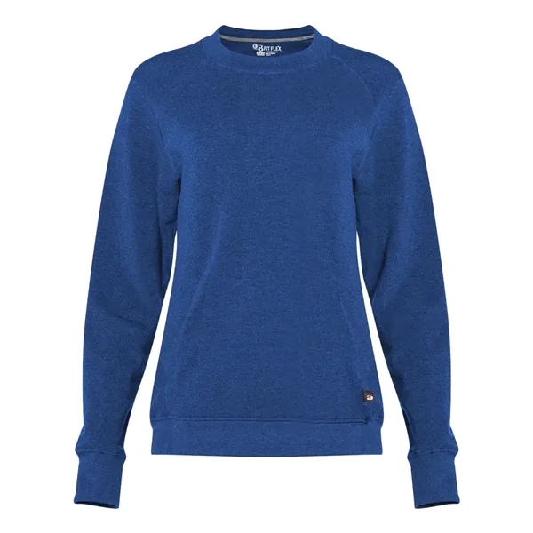 Women's Fitflex French Terry Crew... from ASI 84358 S&S Activewear