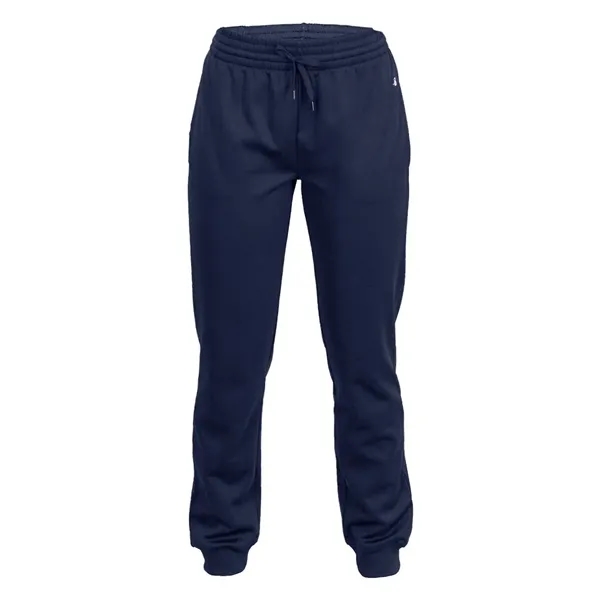 Moisture management fleece jogger pants with elastic waistband and deep side... from ASI 84358 S&S Activewear