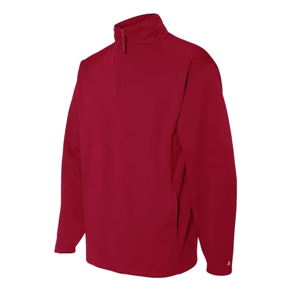 Adult quarter-zip mockneck, blank.... from ASI 84358 S&S Activewear