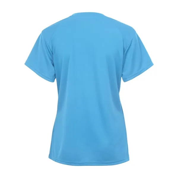 Girl's 100% polyester V-neck t-shirt... from ASI 84358 S&S Activewear