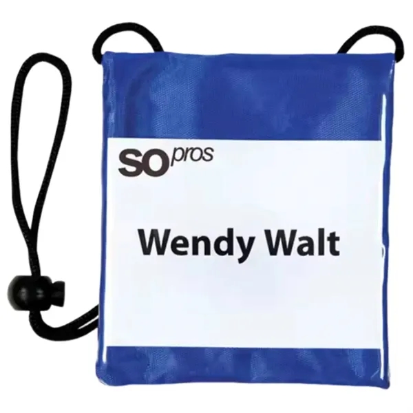 Dual zip neck travel wallet plus 1 color silkscreen imprint on... from ASI 37218 Athena Promo (tm)