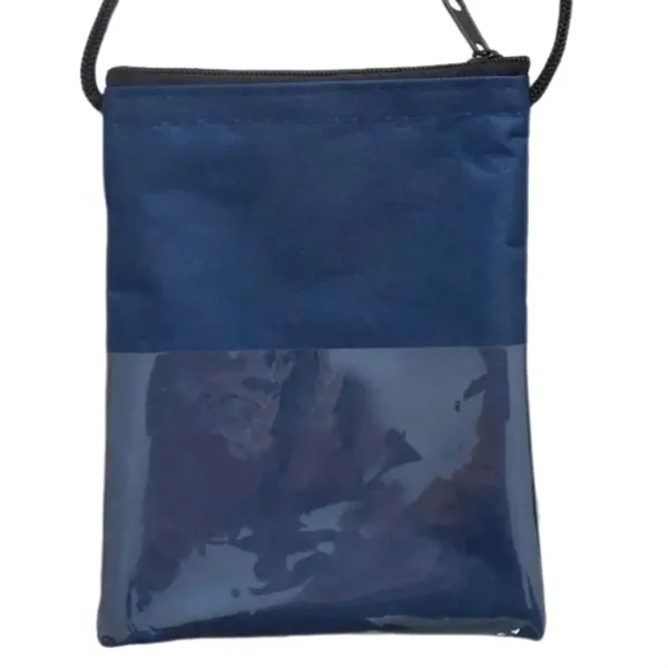 Dual zip neck travel wallet plus 1 color silkscreen imprint on... from ASI 37218 Athena Promo (tm)