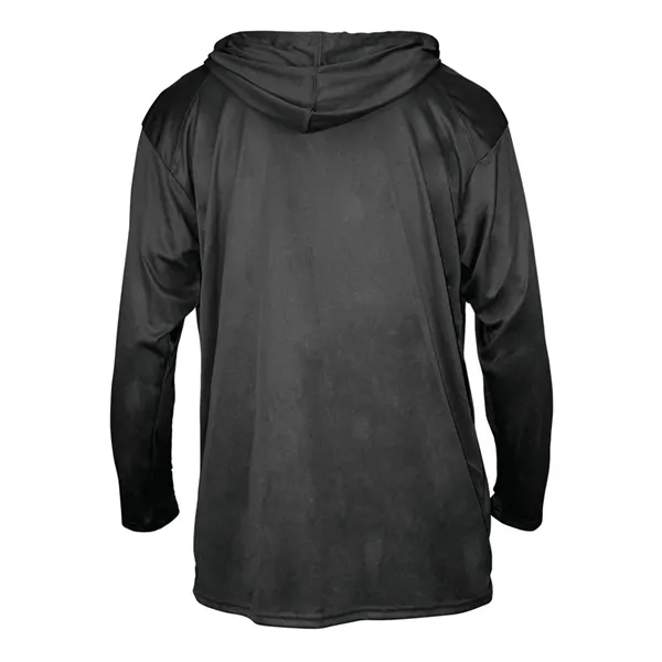 Long-sleeve hooded t-shirt with drawcord... from ASI 84358 S&S Activewear