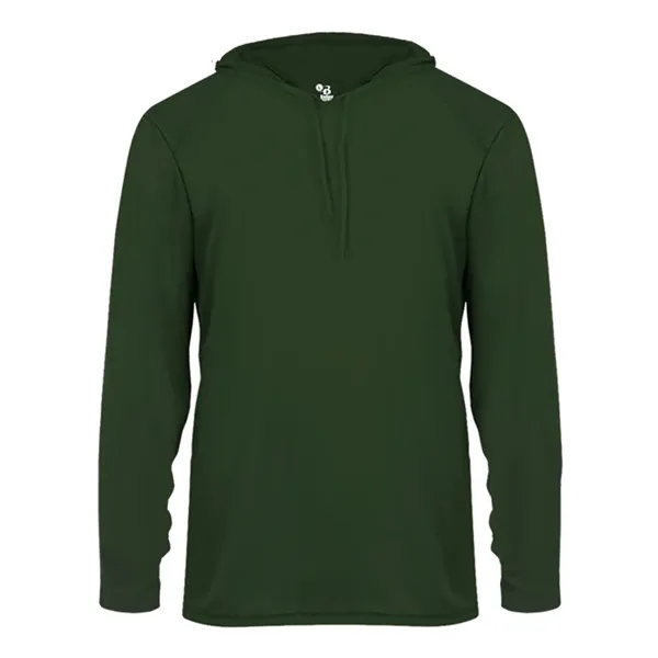 Long-sleeve hooded t-shirt with drawcord... from ASI 84358 S&S Activewear