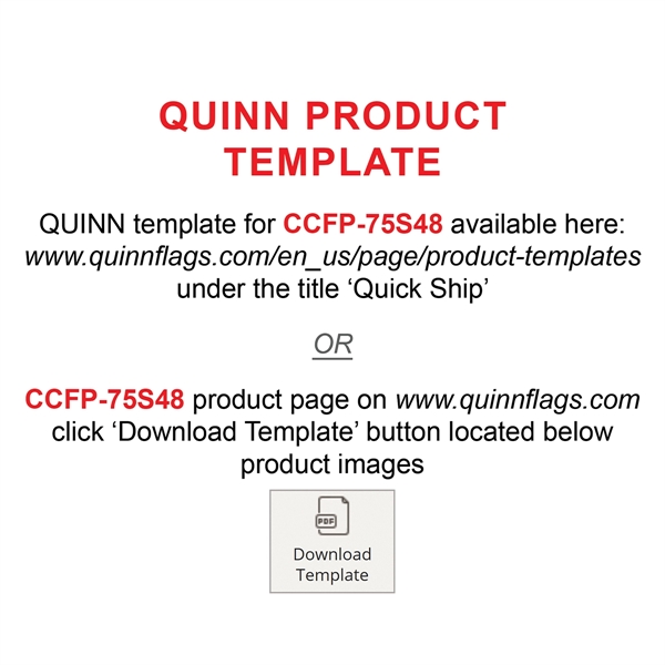 7.5" x 10.5" Single Reverse Custom Knit Polyester Car Flag with... from ASI 80228 Quinn