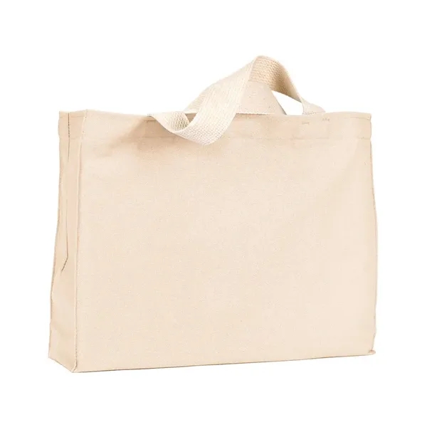 Bayside USA Made Cotton Canvas Medium Gusset Tote Bag... from ASI 84358 S&S Activewear