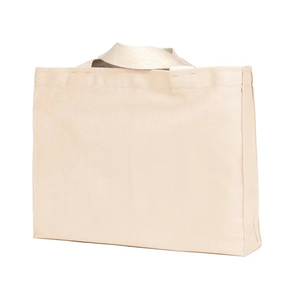 Bayside USA Made Cotton Canvas Medium Gusset Tote Bag... from ASI 84358 S&S Activewear